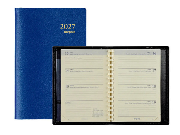 Agenda Brepols Delta Genova blau