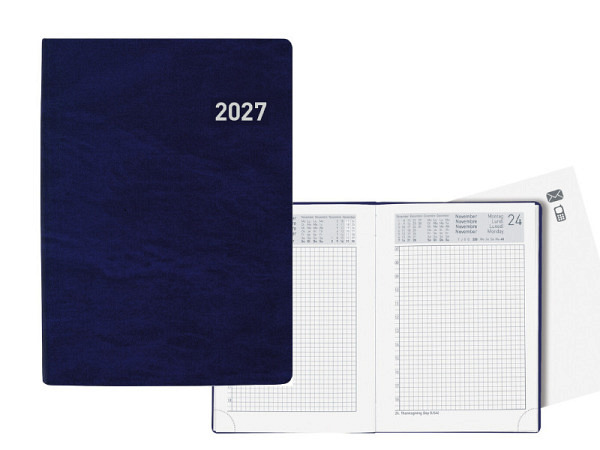 Agenda Biella Technikus Kunstleder blau