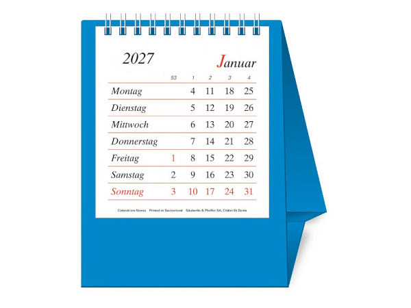 Tischkalender Novos Büro Pro Bristol D. 11,5x13,..