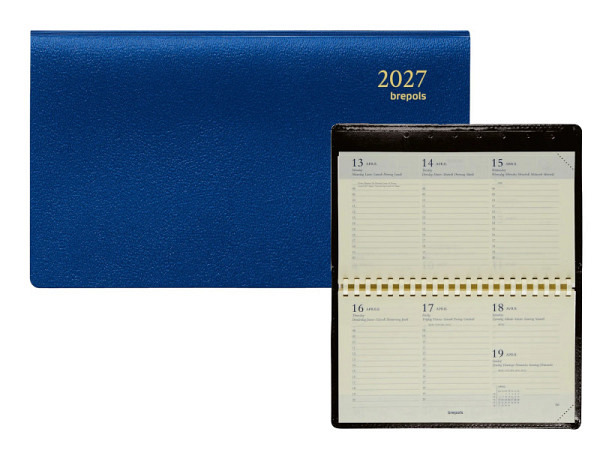 Agenda Brepols Omniplan Genova blau