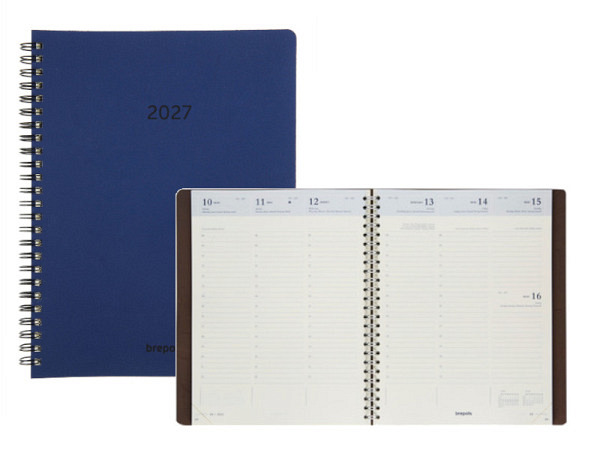 Agenda Brepols Timing Calvi blau 