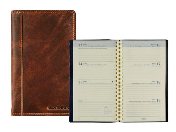 Agenda Brepols Interplan Maverick Leder braun