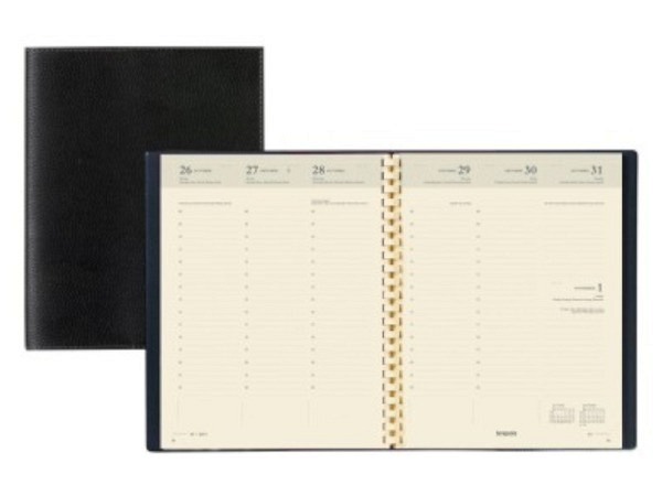Agenda Brepols Timing Calpe Kunstleder schwarz