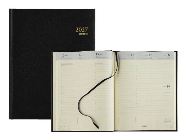 Agenda Brepols Timing Lima schwarz