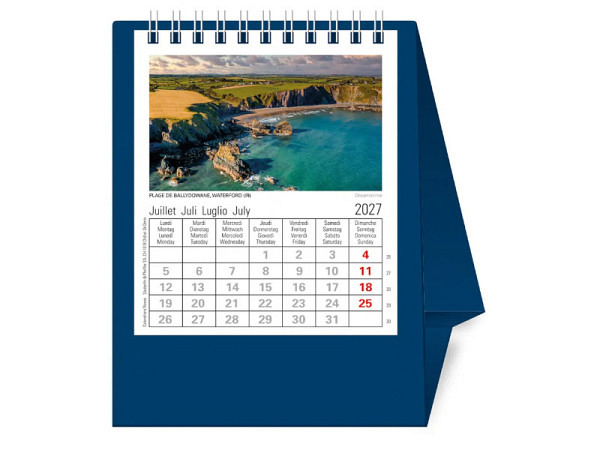 Tischkalender Novos Büro Thema Helvetia 11,5x13,..