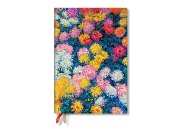 Agenda Paperblanks Mini 9,5x14cm Monets Chrysanthemen