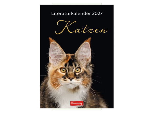 Kalender Katzen Literaturkalender 25x35,5cm
