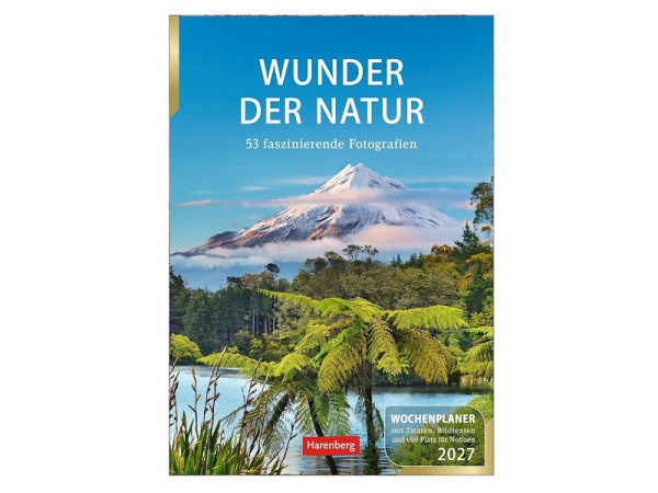 Kalender Wunder der Natur Wochenplaner 25x35,5cm