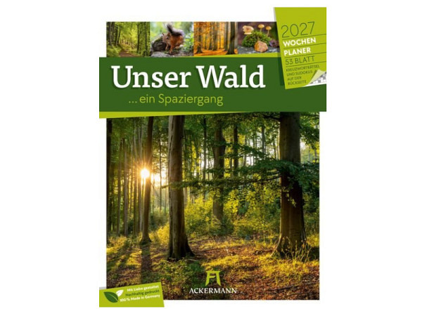 Kalender Unser Wald Wochenplaner 25x33cm