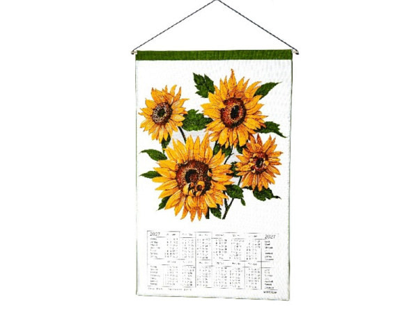 Stoffkalender Sonnenblumen 