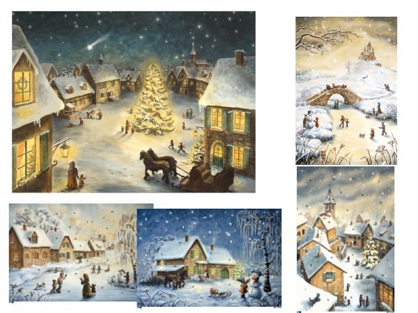 Adventskalender Korsch Weihnacht A4