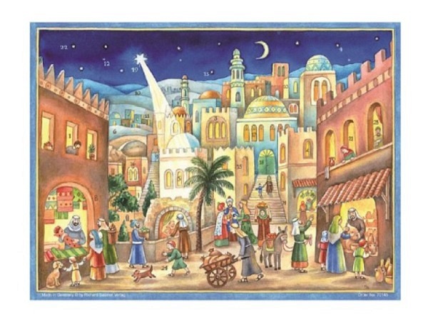 Adventskalender Sellmer 26,5x35,5cm, Nr.70145