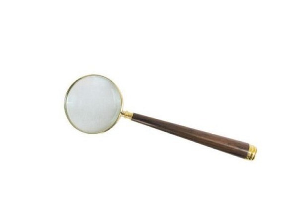 Lupe Seaclub aus Messing, Durchmesser 10cm, Länge 34cm
