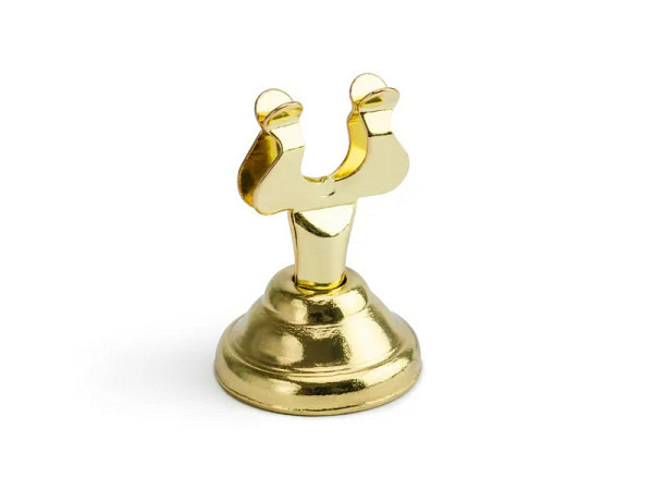 Kartenhalter PartyDeco gold 1Stk.