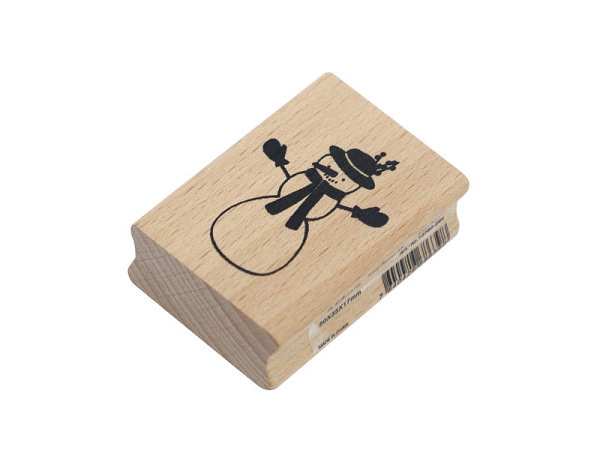 Stempel Artoz Schneemann Holzstempel, 50x35x19mm