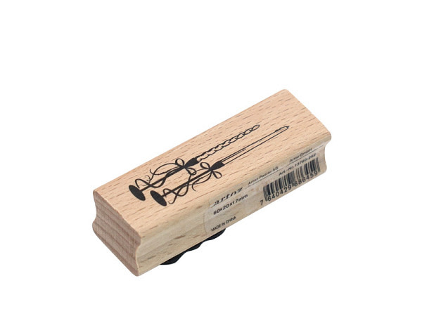 Stempel Artoz Kerzen Holzstempel, 60x20x19mm