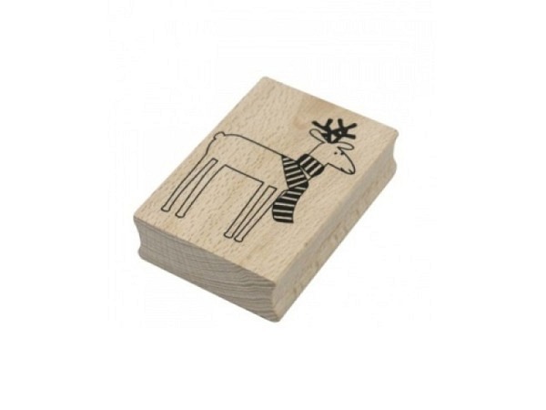 Stempel Artoz Renntier 70x50x19mm, aus Holz 
