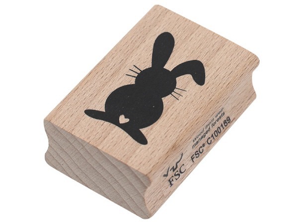 Stempel Artoz Hase Holzstempel 50x35x19mm