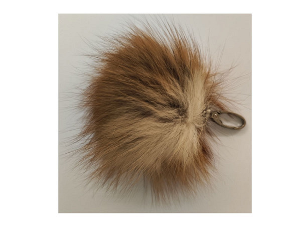 Schlüsselanhänger Rotfuchsfellbommel, CH
