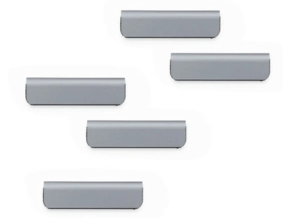 Clip Durable Durafix metallic silber 60mm breit