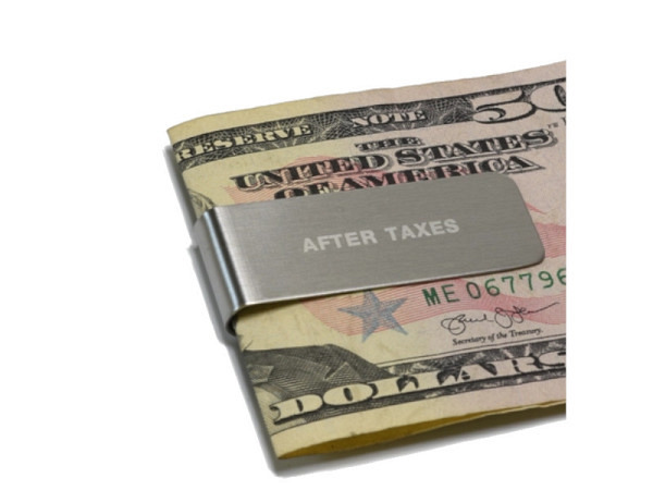 Geldscheinklammer Curated Basics Stahl After Taxes 