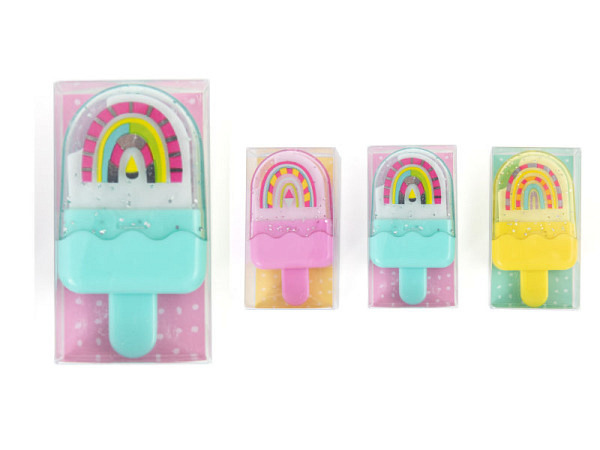 Radiergummi Trendhaus Good Feelings Eis am Stiel assortiert