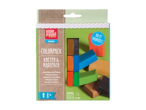 Radiergummi Knorr-Prandell Kneten und Radieren Colorpack Basic