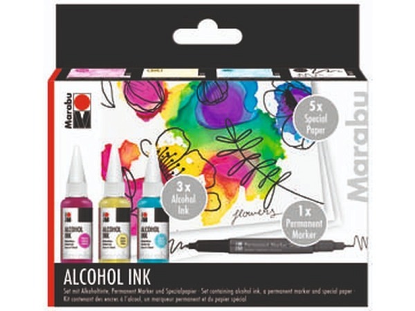 Tinte Marabu Set Alkoholtinte
