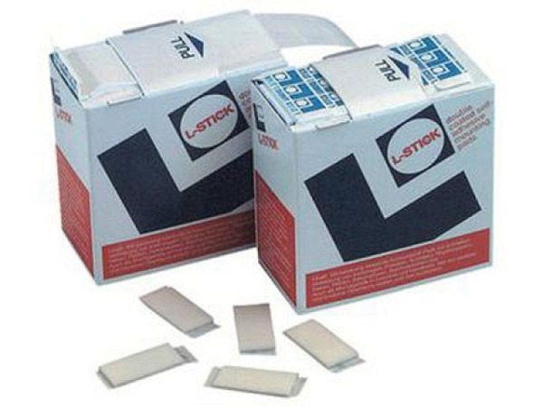 Klebekissen L-Stick, doppelseitig klebende Haftpads 12x25mm