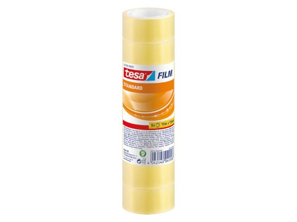 Klebeband Tesa Film Standard 19mmx10m, 8 Stück