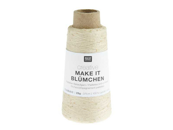 Faden Rico Design Garn make it Blümchen natur