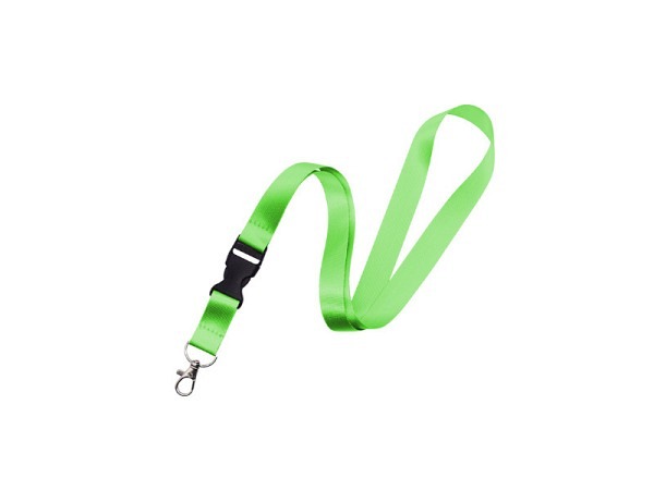 Ausweishalter Lanyard Textilband hellgrün 1 Stk