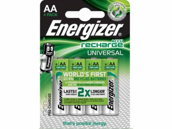 Batterien Energizer Accu Recharge AA 4Stk.