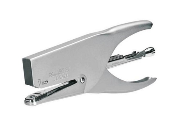 Heftzange Leitz Juwel 300 Metall silber bis 30 Blatt