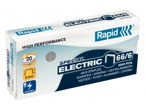 Heftklammern Rapid 66/6 6mm 5000Stk.