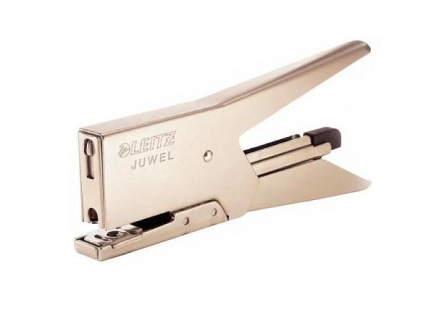 Heftzange Leitz Juwel 5557 Metall silber bis 12 Blatt, Heftungsart: geschlossen und offen möglich, K