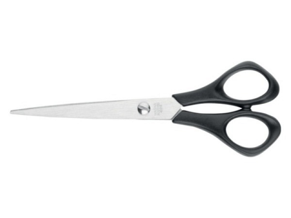 Schere Magna 493 16cm schwarzer Griff, ideal für Papier