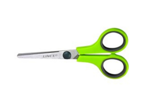 Schere Linex Kinderschere Grün aus Edelstahl