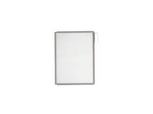 Sichttafel Durable Sherpa grau Kunststoff