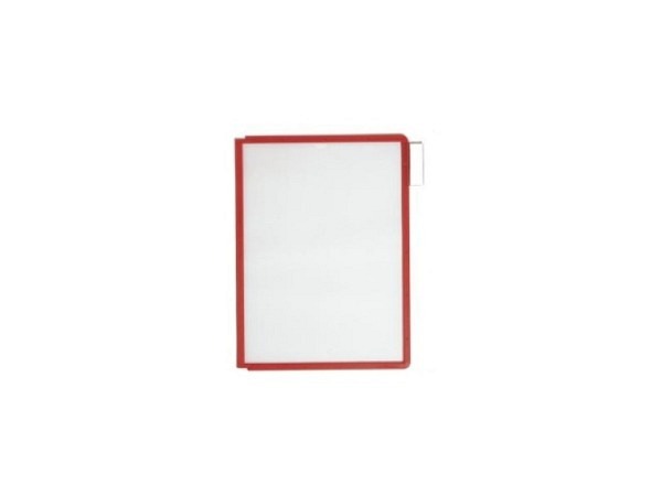 Sichttafel Durable Sherpa rot Kunststoff