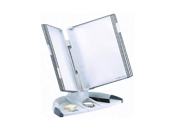 Tafelträger Tarifold Set grau mit 10 Taschen, 1,4kg