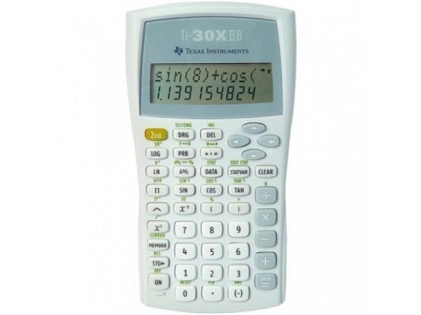 Taschenrechner Texas TI-30XIIB für Schule, Batteriebetrieben
