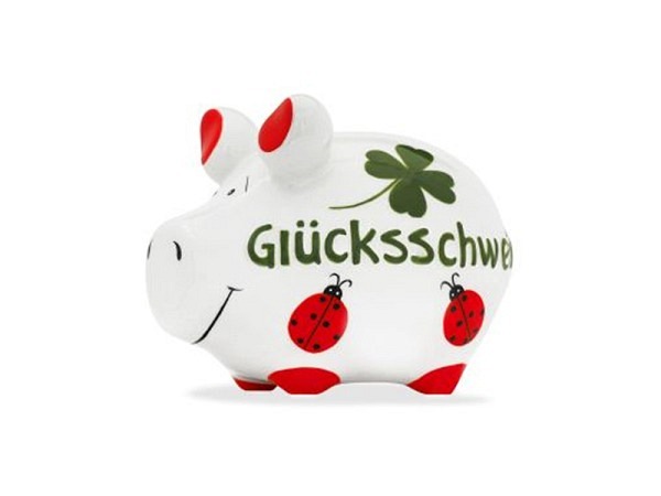 Geldkassette Sparschwein Glücksschwein 12,5x10cm