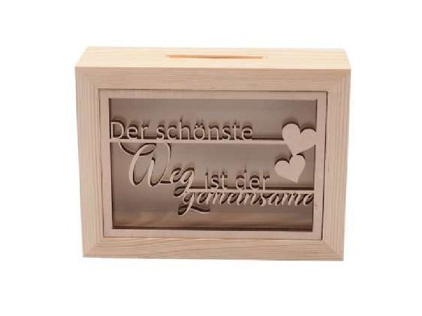 Geldkassette Bottsa Holzrahmen