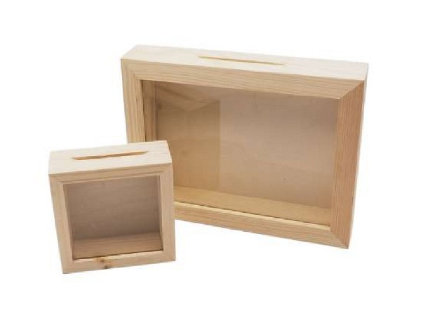 Geldkassette Bottsa Holzrahmen