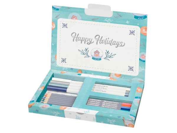 Filzstift Faber-Castell Goldfaber Creative Marker 12er Set Frosty Winter