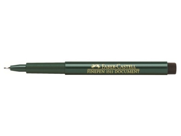 Filzstift Faber-Castell Fineliner Finepen 1511 schwarz
