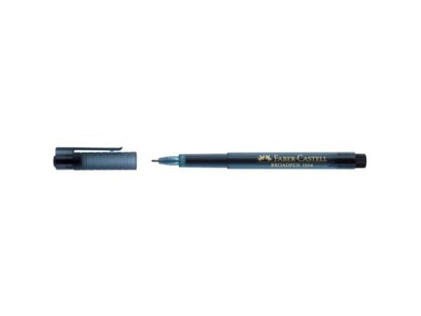 Filzstift Faber-Castell Broadpen 1554 schwarz