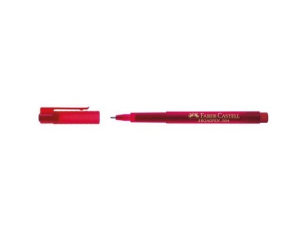 Filzstift Faber-Castell Broadpen 1554 rot