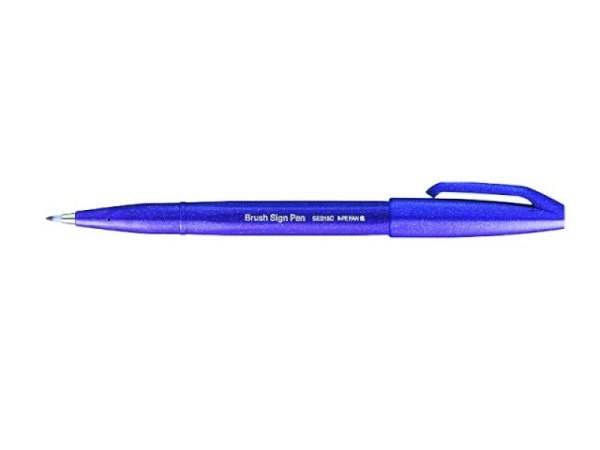 Filzstift Pentel Brush SignPen Touch violett